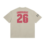 425GSM cotton football tee with anti-corruption message by UNBOUGHT

