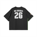 UNBOUGHT Neon Football Tee relaxed-fit cotton streetwear