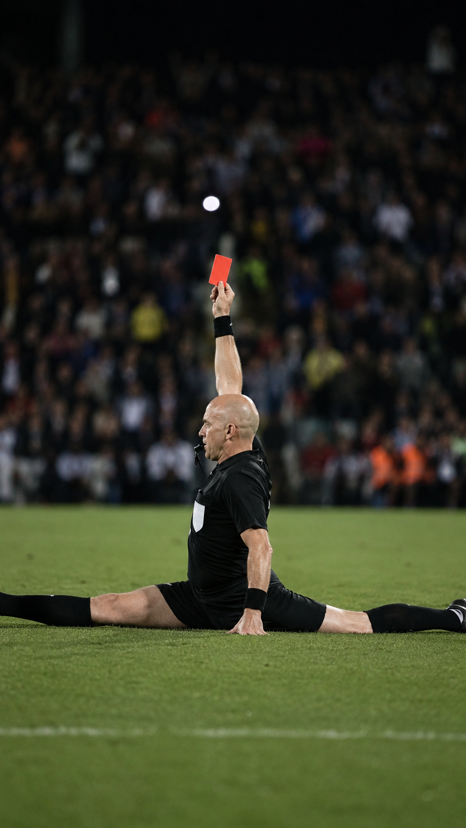 Red Card drop by referee