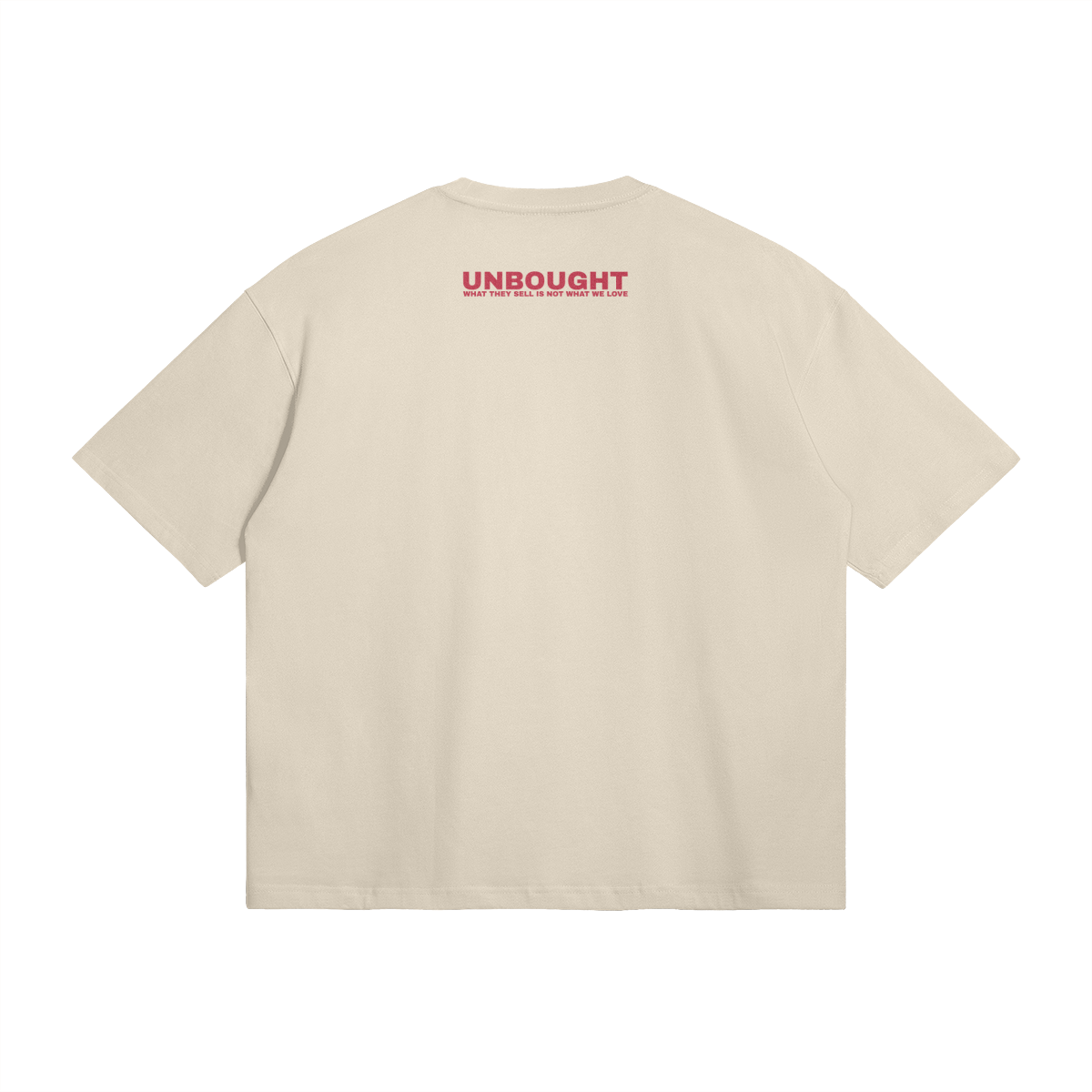 Premium cotton boxy tee by UNBOUGHT