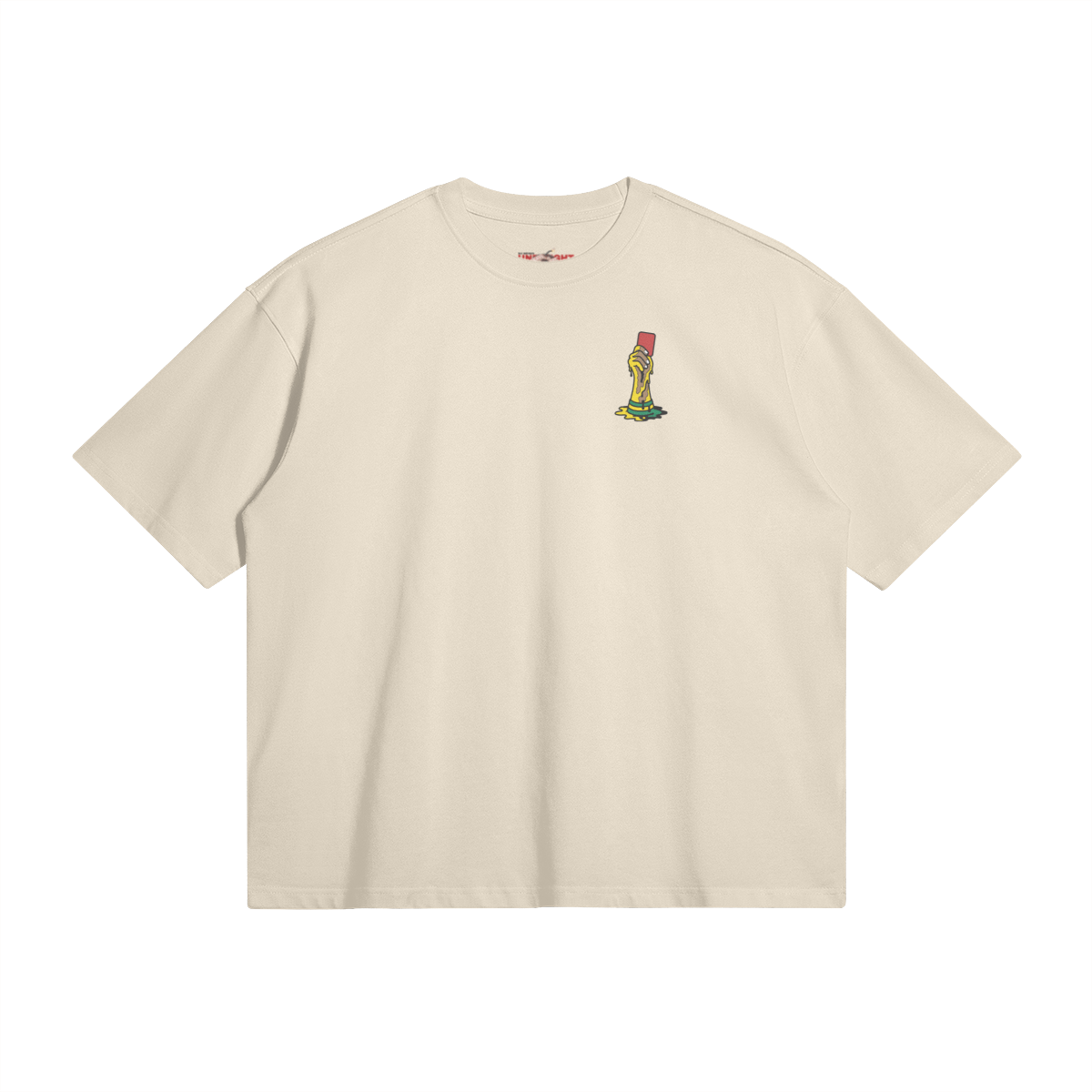 UNBOUGHT Simple Boxy Tee cotton football streetwear