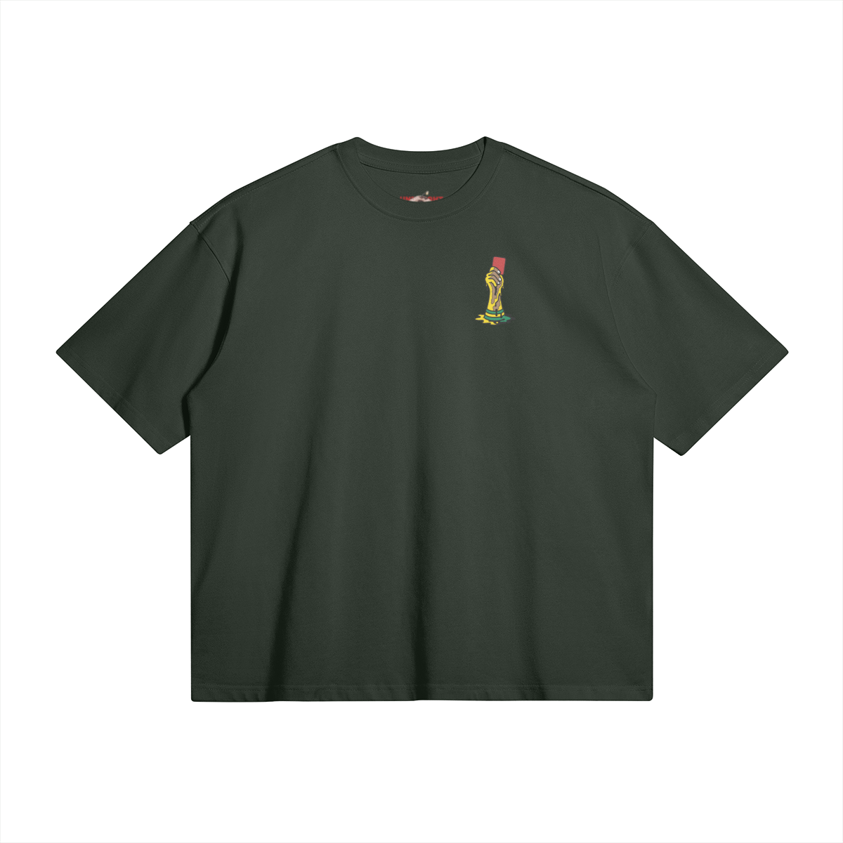 UNBOUGHT Simple Boxy Tee cotton football streetwear