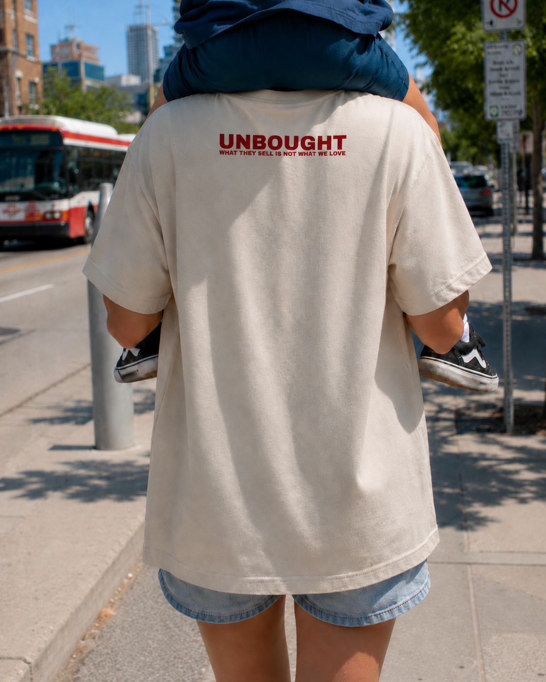 Premium cotton boxy tee by UNBOUGHT