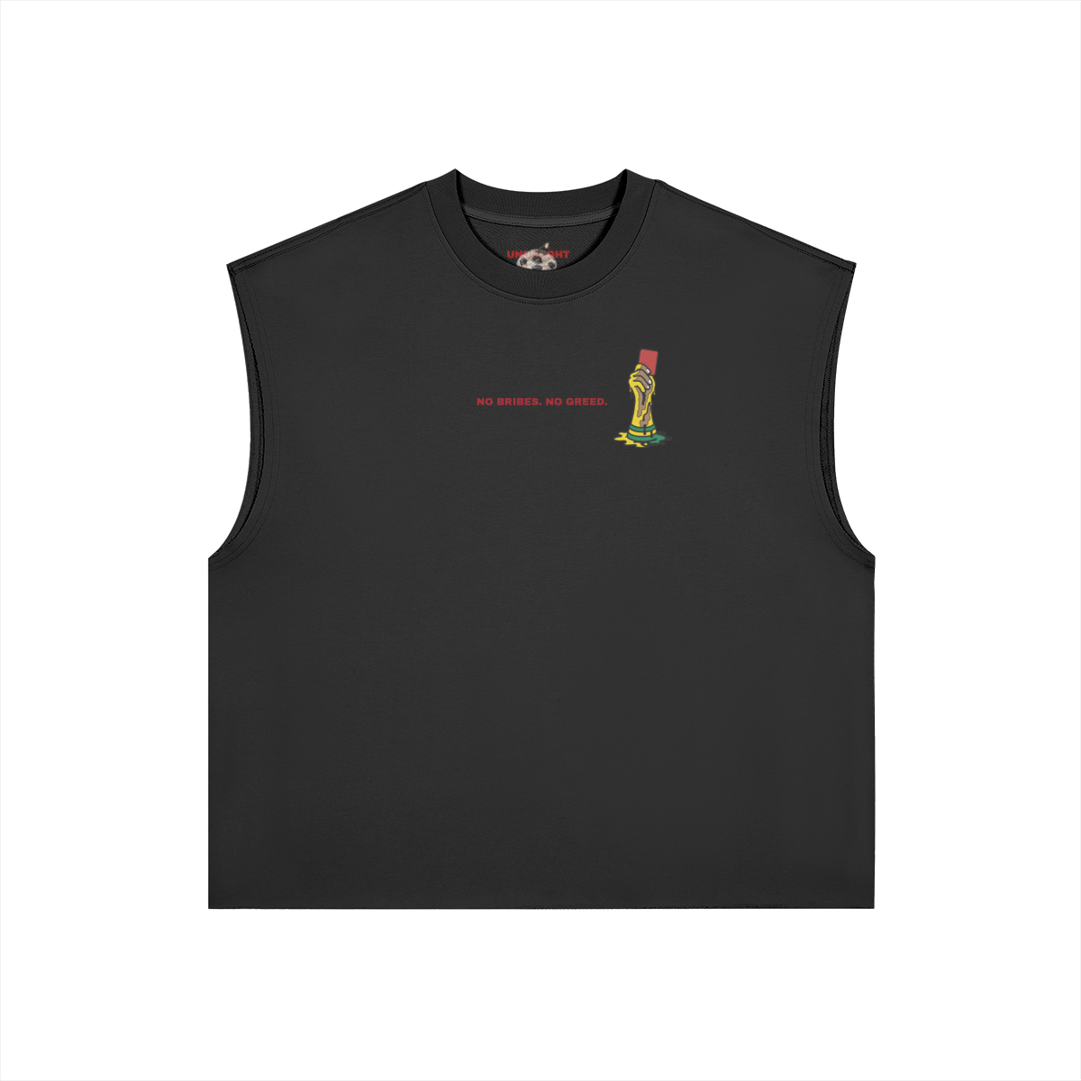 UNBOUGHT Sleeveless 26 heavyweight football tank