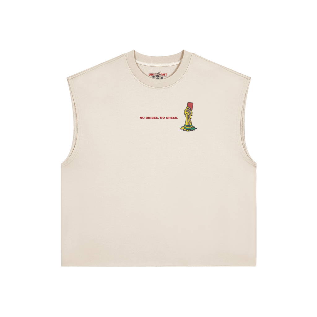 UNBOUGHT Sleeveless 26 heavyweight football tank