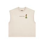 UNBOUGHT Sleeveless 26 heavyweight football tank