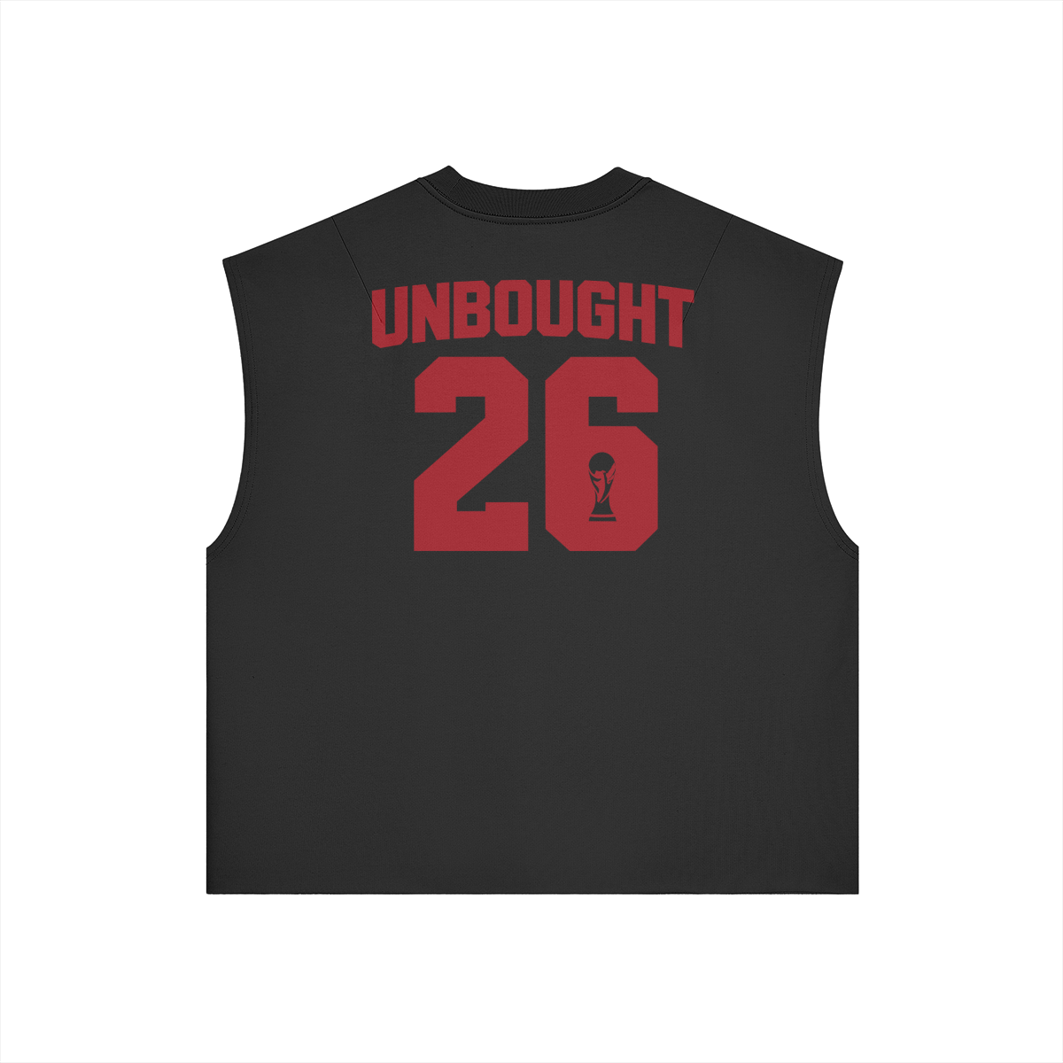 UNBOUGHT Sleeveless 26 heavyweight football tank